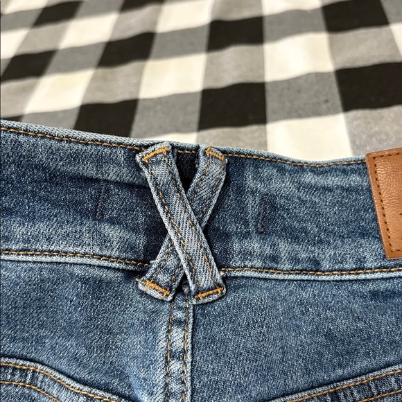 Judy Blue High Waist Double Button Star Front Seam Wide Leg Denim Jeans 14W x 32 - Picture 10 of 15